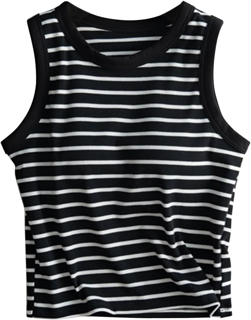 Tank Tops with Built in Bras Athletic Tank Tops for Women Ribbed Tank Top Fitness Workout Running Tops Summer