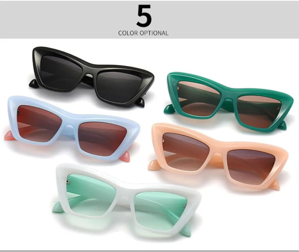 Vintage Cat eye Sunglasses Men Women Retro Big Sun Glasses Vintage Male Female UV400 Eyewear
