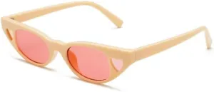 Vintage Cateye Women Sunglasses Heart Cat Eye Sun Glasses Ladies Shades