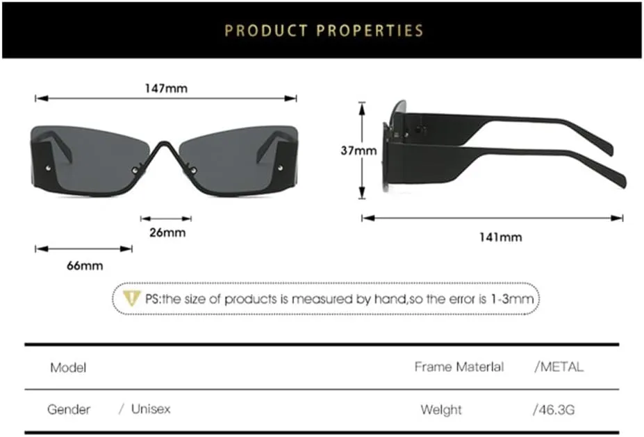 Vintage Half Frame Sunglasses Women Cat Eye Sunglass Ladies Wide Leg Driving Sun Glasses Hip Hop Shades