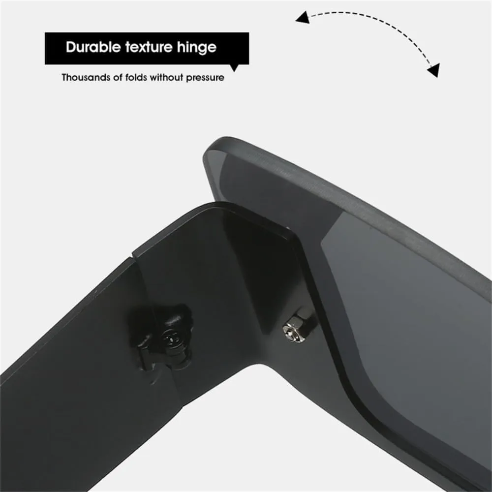 Vintage Half Frame Sunglasses Women Cat Eye Sunglass Ladies Wide Leg Driving Sun Glasses Hip Hop Shades