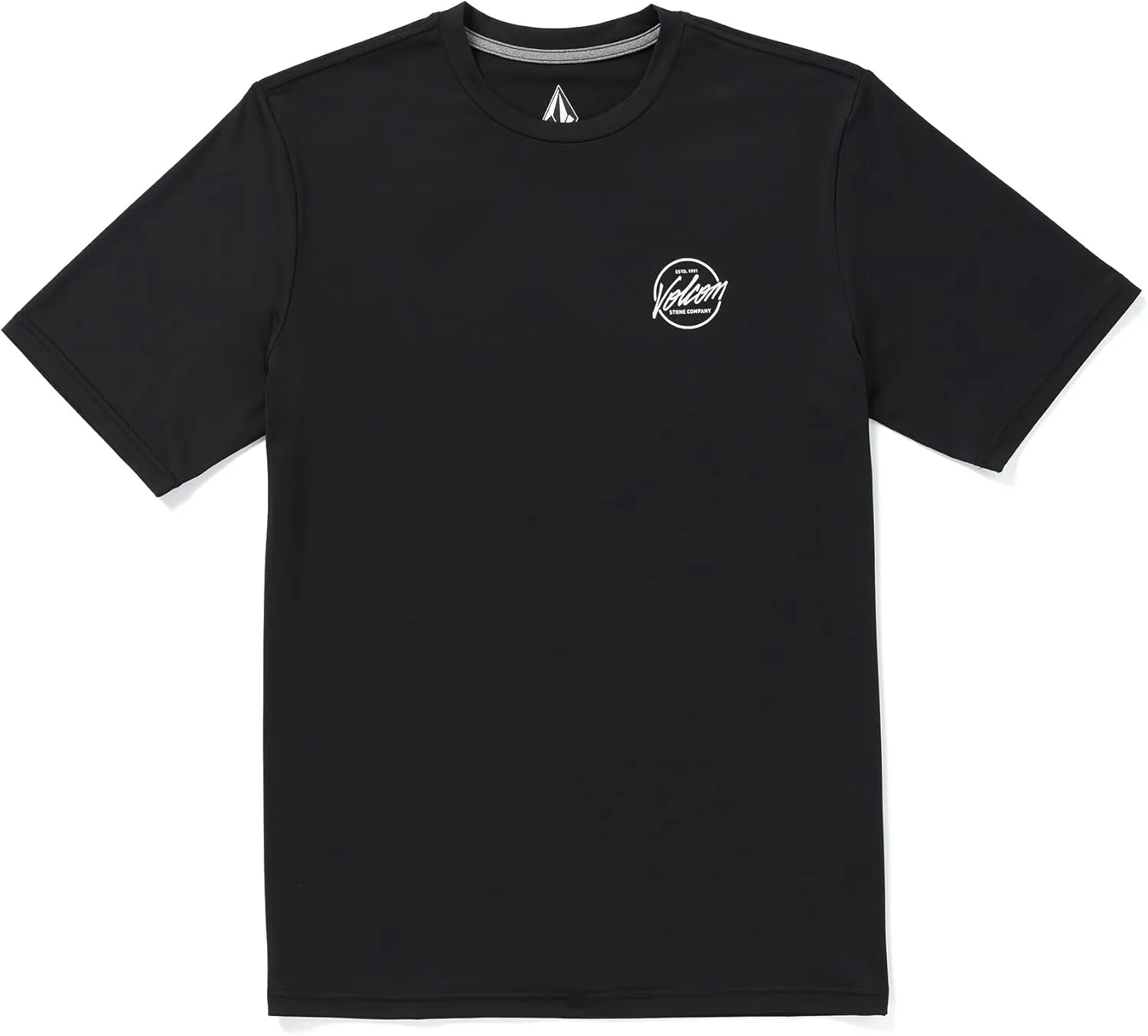 Volcom Men's Standard UPF 50  Short Sleeve Loose Fit Rashguard