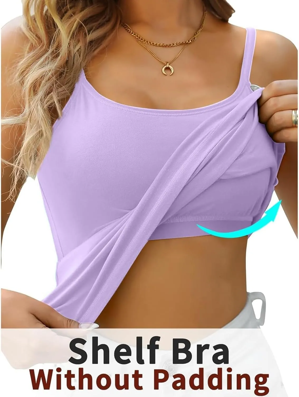 White Tank Top Woman Thread With Chest Pad Without Wearing Bra One Tank Top Yoga Shirt Womens Camisole Tank Tops