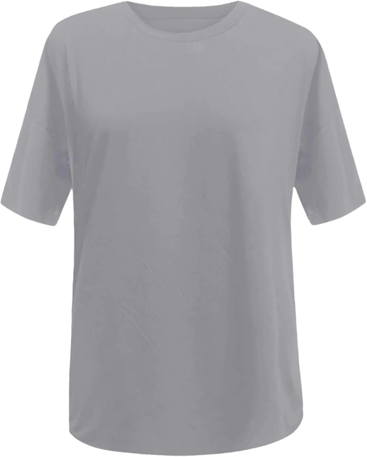 Women Oversized Tshirts Casual Short Sleeve Shirts Crewneck Basic Tee Cute Loose T-Shirts Trendy Summer Workout Tops