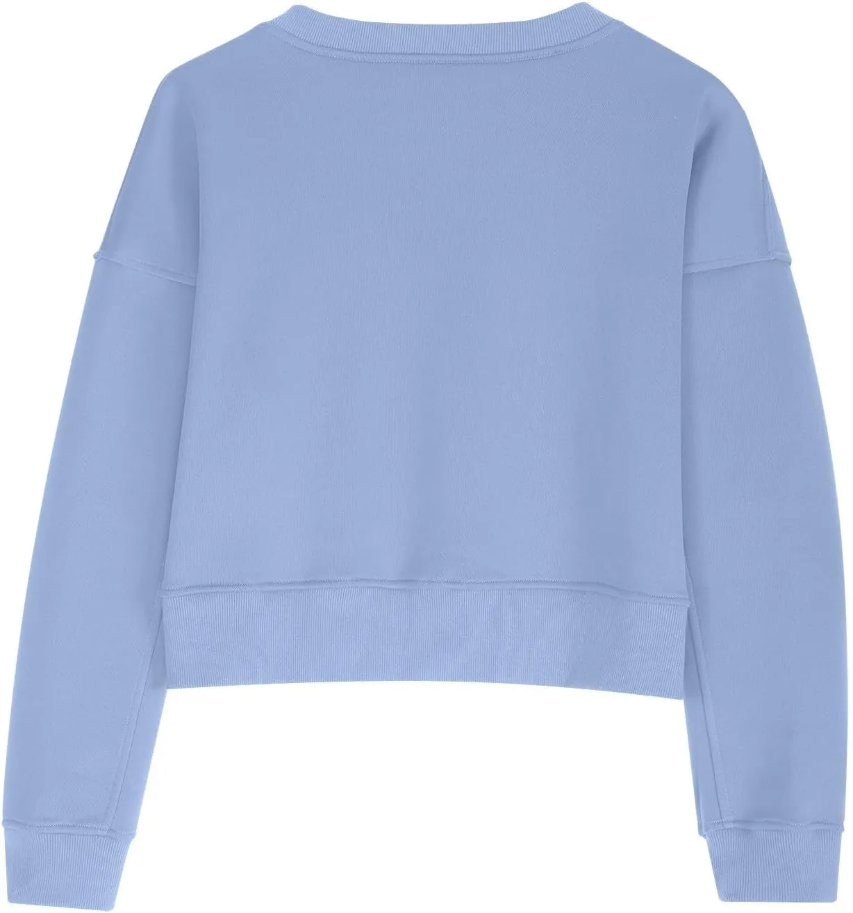 Womens Fall 2 Piece Outfits Casual Sweatsuits Sets Long Sleeve Crop Tops Sweatshirt Loose Sweatpants with Pockets