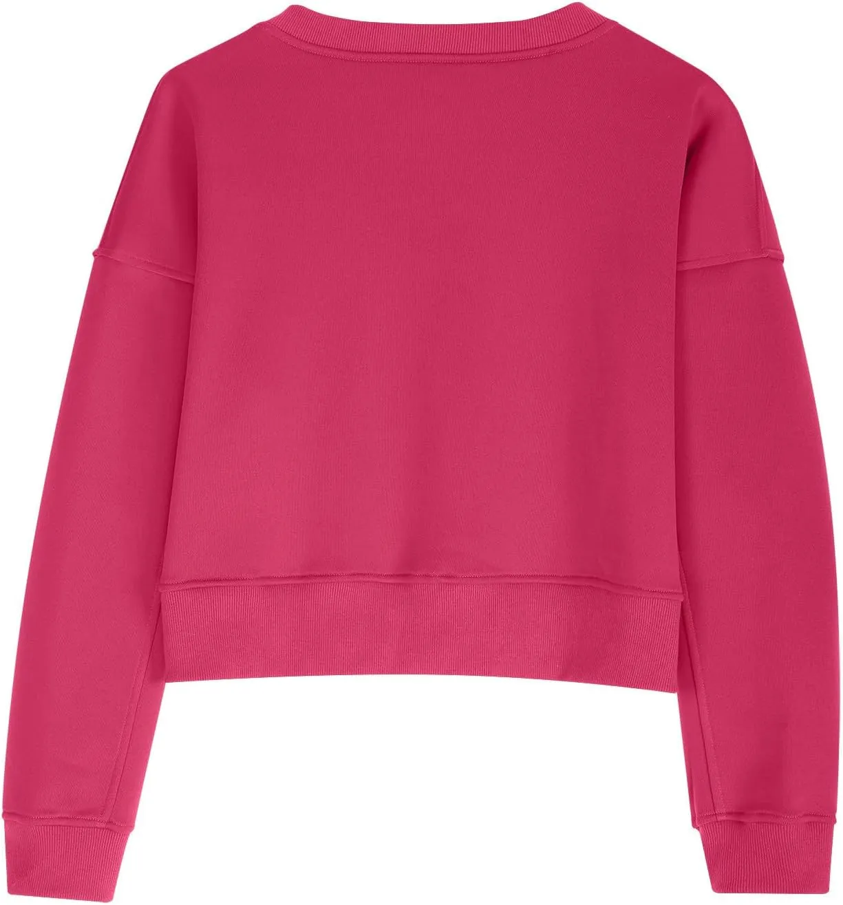 Womens Fall 2 Piece Outfits Casual Sweatsuits Sets Long Sleeve Crop Tops Sweatshirt Loose Sweatpants with Pockets
